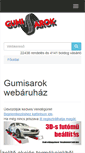 Mobile Screenshot of gumisarok.hu